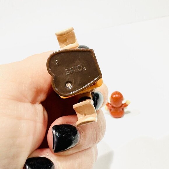 BRIO World Train Set Safari Set Replacement Figures - Monkey & Delivery Driver - Picture 3 of 4